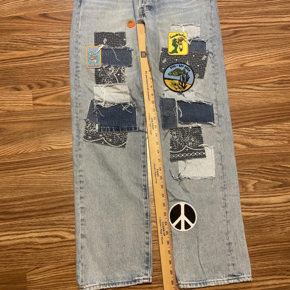 Levi’s 501 150th Anniversary Premium Patch Denim Jeans Men's Size 33x32 - Picture 4 of 6